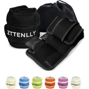Adjustable Ankle Weights for Women Men and Kids | 1 Pair 5 10 15 18 20 Lbs Leg